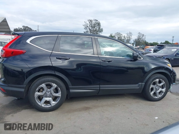 2017 Honda CR-V EX-L with VIN 7FARW1H87HE019328, listed as a IAAI auction lot 41756130 with 62,763 mi miles. Bid and sale history available at carsss.com. Image 13.