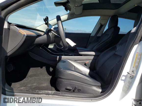 2019 Tesla Model 3 Long Range with VIN 5YJ3E1EB1KF433510, listed as a Copart auction lot 47482225 with 111,352 mi miles and Salvage Title. Bid and sale history available at DreamBid. Image 7.