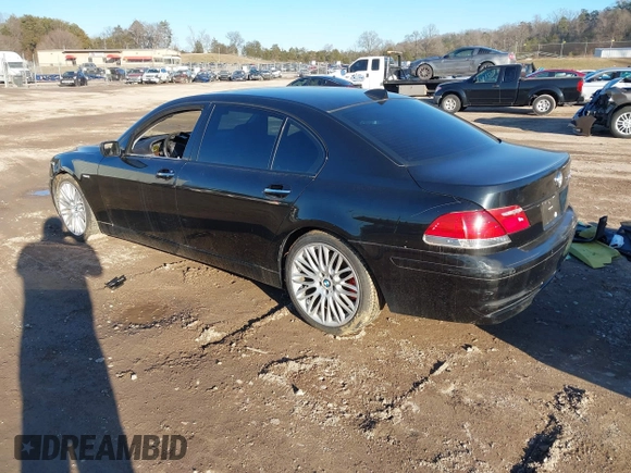 2007 BMW 7 Series 750Li with VIN WBAHN83517DT65412, listed as a IAAI auction lot 41400220 with 99,965 mi miles. Bid and sale history available at carsss.com. Image 3.