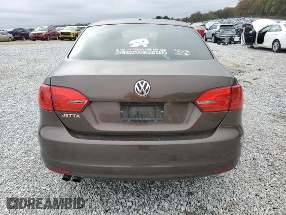 2012 Volkswagen Jetta Sedan S w/Sunroof with VIN 3VW2K7AJ0CM345918, listed as a Copart auction lot 78799344 with 173,455 mi miles and Salvage Title. Bid and sale history available at carsss.com. Image 6.