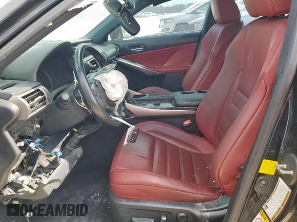 2014 Lexus IS 250 with VIN JTHBF1D25E5019919, listed as a Copart auction lot 58667425 with 154,400 mi miles and Salvage title. Bid and sale history available at DreamBid. Image 7.