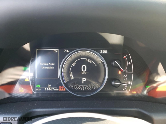 2023 Lexus ES with VIN 58ADA1C14PU031008, listed as a Copart auction lot 41394475 with 11,467 mi miles and Salvage Title. Bid and sale history available at carsss.com. Image 9.
