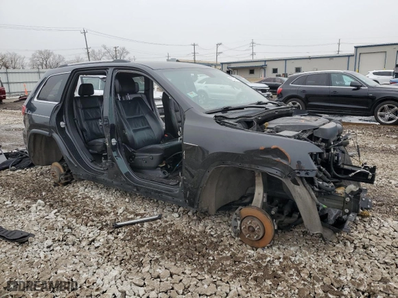 2016 Jeep Grand Cherokee Limited 75th Anniversary with VIN 1C4RJFBG5GC496732, listed as a Copart auction lot 48323465 with 0 mi miles and Salvage Title. Bid and sale history available at carsss.com. Image 4.