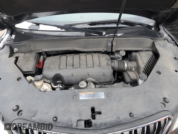 2017 Buick Enclave Leather with VIN 5GAKRBKD5HJ340245, listed as a Copart auction lot 41649255 with 110,383 mi miles and Salvage Title. Bid and sale history available at DreamBid. Image 12.