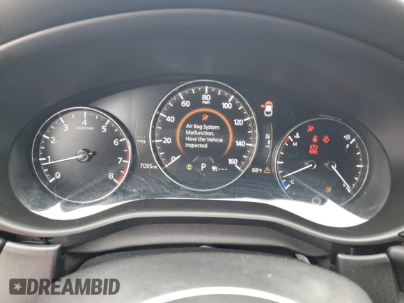 2025 Mazda CX-30 S with VIN 3MVDMBAM2SM764529, listed as a Copart auction lot 54394175 with 7,095 mi miles and Salvage title. Bid and sale history available at DreamBid. Image 9.