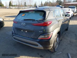 2023 Hyundai Kona SE with VIN KM8K2CAB3PU058140, listed as a IAAI auction lot 41378618 with 23,694 mi miles. Bid and sale history available at carsss.com. Image 4.