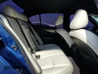 2020 Infiniti Q50 Red Sport 400 with VIN JN1FV7APXLM630530, listed as a Copart auction lot 43717855 with 99,410 mi miles and Non repairable. Bid and sale history available at DreamBid. Image 10.
