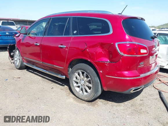 2014 Buick Enclave Leather with VIN 5GAKRBKDXEJ315434, listed as a IAAI auction lot 41971215 with 112,574 mi miles and . Bid and sale history available at carsss.com. Image 3.