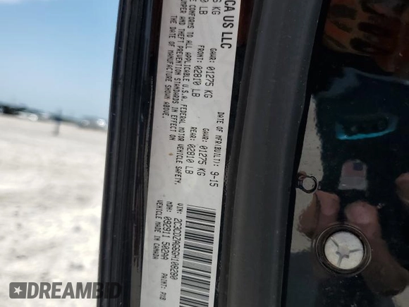 2016 Dodge Challenger SXT with VIN 2C3CDZAG6GH108280, listed as a Copart auction lot 56192235 with 172,252 mi miles and Salvage title. Bid and sale history available at DreamBid. Image 12.