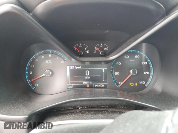 2016 Chevrolet Colorado 2WD LT with VIN 1GCGSCE35G1286784, listed as a Copart auction lot 50004195 with 69,371 mi miles and Salvage title. Bid and sale history available at DreamBid. Image 9.