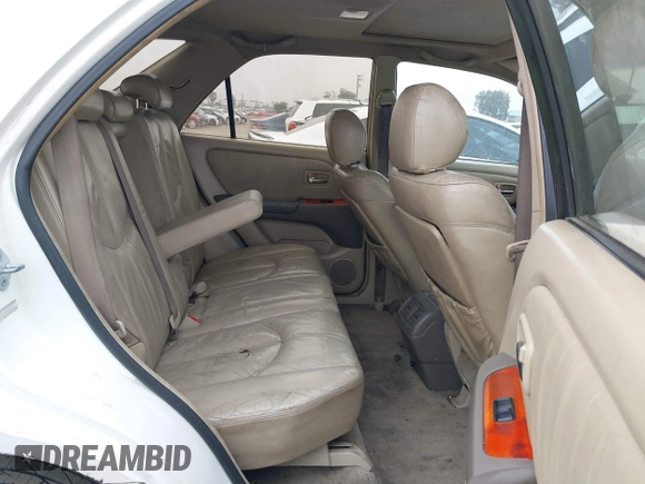 2001 Lexus RX 300 with VIN JTJGF10U010092702, listed as a IAAI auction lot 42489593 with 215,966 mi miles and . Bid and sale history available at DreamBid. Image 8.