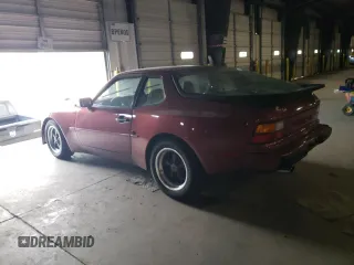 1984 Porsche 944 with VIN WP0AA0948EN461206, listed as a Copart auction lot 43544955 with 15,862 mi miles and Salvage title. Bid and sale history available at DreamBid. Image 2.