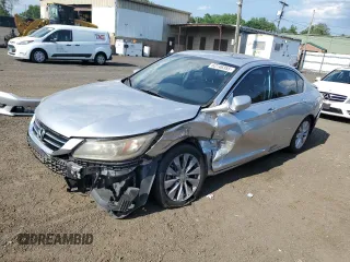 2014 Honda Accord Touring with VIN 1HGCR3F9XEA019863, listed as a Copart auction lot 62746355 with 229,044 mi miles and Salvage title. Bid and sale history available at DreamBid. Image 1.