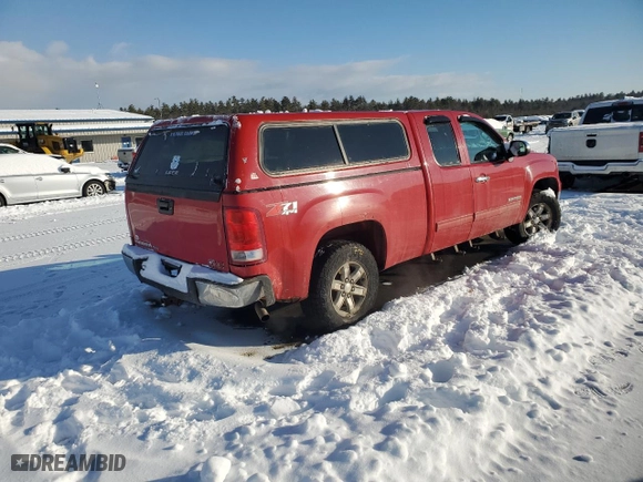 2013 GMC Sierra 1500 SLE with VIN 1GTR2VE7XDZ209686, listed as a Copart auction lot 44160035 with 88,724 mi miles and Salvage Title. Bid and sale history available at carsss.com. Image 3.