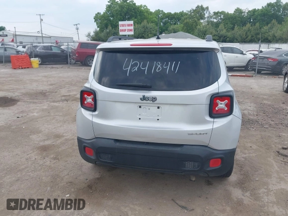 2017 Jeep Renegade Sport с VIN ZACCJAAB9HPE50588, выставлен на аукционе IAAI как лот 42418411 с пробегом 112 096 миль миль и . История ставок и продаж доступна на DreamBid. Изображение 15.
