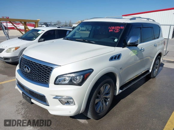 2016 Infiniti QX80 z VIN JN8AZ2NC2G9400211, wystawiony jako IAAI lot #41818944 z przebiegiem 108 206 mil mil oraz . Historia ofert i sprzedaży dostępna na DreamBid. Obrazek 17.