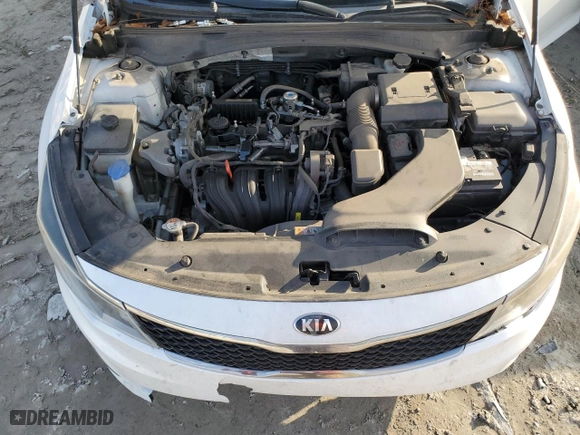 2018 Kia Optima S with VIN 5XXGT4L3XJG185239, listed as a Copart auction lot 49200695 with 186,899 mi miles and Salvage Title. Bid and sale history available at carsss.com. Image 11.