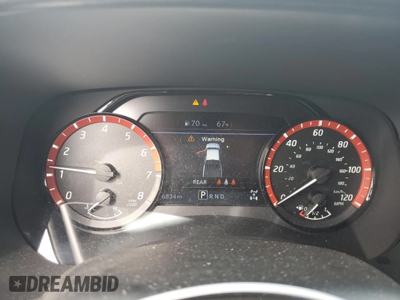 2024 Nissan Frontier S with VIN 1N6ED1EK2RN655610, listed as a Copart auction lot 78972094 with 6,834 mi miles and Salvage title. Bid and sale history available at DreamBid. Image 9.