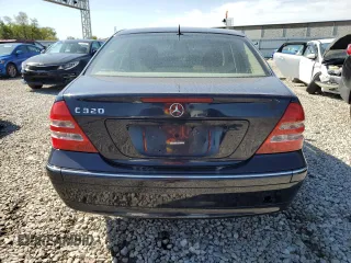2001 Mercedes-Benz C 320 with VIN WDBRF64J01F046999, listed as a Copart auction lot 74227524 with 111,921 mi miles and Salvage Title. Bid and sale history available at DreamBid. Image 6.