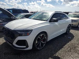2021 Audi RS Q8 z VIN WU1ARBF16MD008966, wystawiony jako Copart lot #74957414 z przebiegiem Nie podano mil oraz Nie do naprawy. Historia ofert i sprzedaży dostępna na DreamBid. Obrazek 1.