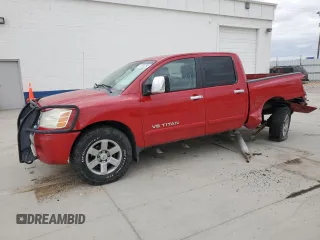 2007 Nissan Titan LE with VIN 1N6BA07B87N235897, listed as a Copart auction lot 44000795 with 188,882 mi miles and Salvage Title. Bid and sale history available at carsss.com. Image 1.