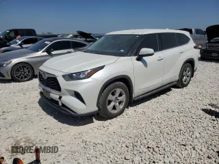 2020 Toyota Highlander L z VIN 5TDCZRAH9LS000401, wystawiony jako Copart lot #49855375 z przebiegiem 96 193 mil mil oraz Czysty tytuł • Clean title. Historia ofert i sprzedaży dostępna na DreamBid. Obrazek 1.