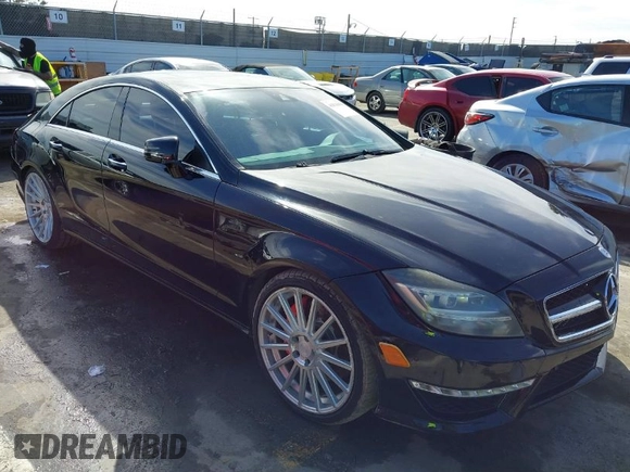 2012 Mercedes-Benz CLS-Class CLS 63 AMG with VIN WDDLJ7EB8CA034348, listed as a IAAI auction lot 41814988 with 138,744 mi miles. Bid and sale history available at carsss.com. Image 1.