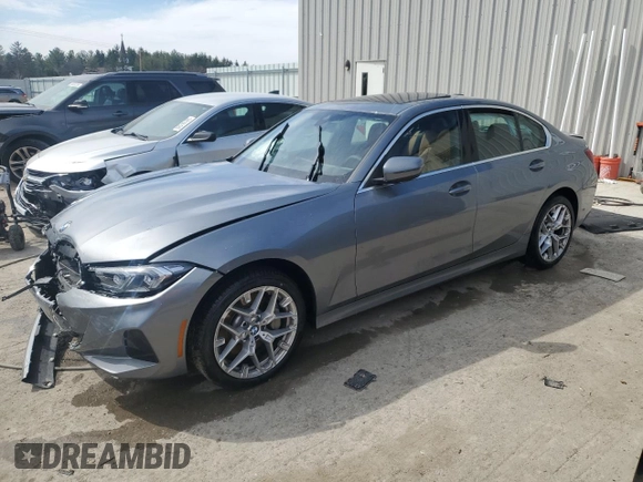 2025 BMW 3 Series 330i xDrive with VIN 3MW89CW01S8F37225, listed as a Copart auction lot 54339895 with 2,294 mi miles and Clean Title. Bid and sale history available at carsss.com. Image 1.