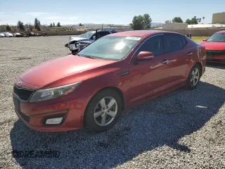 2015 Kia Optima LX with VIN 5XXGM4A70FG411489, listed as a Copart auction lot 47704435 with 175,370 mi miles and Clean Title. Bid and sale history available at carsss.com. Image 1.