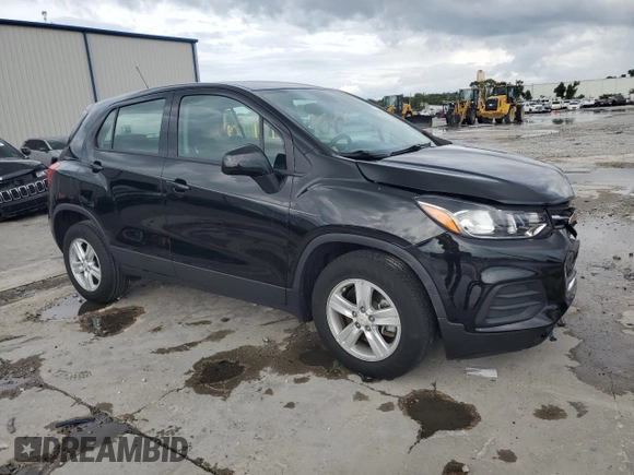2020 Chevrolet Trax LS with VIN KL7CJKSB0LB052447, listed as a Copart auction lot 59269385 with 21,311 mi miles and Non repairable. Bid and sale history available at DreamBid. Image 4.