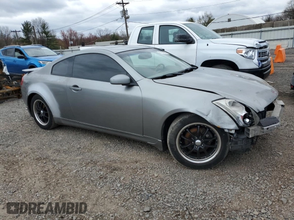 2004 Infiniti G35 w/Leather with VIN JNKCV54E24M806341, listed as a Copart auction lot 51674265 with 217,342 mi miles and Salvage Title. Bid and sale history available at DreamBid. Image 4.