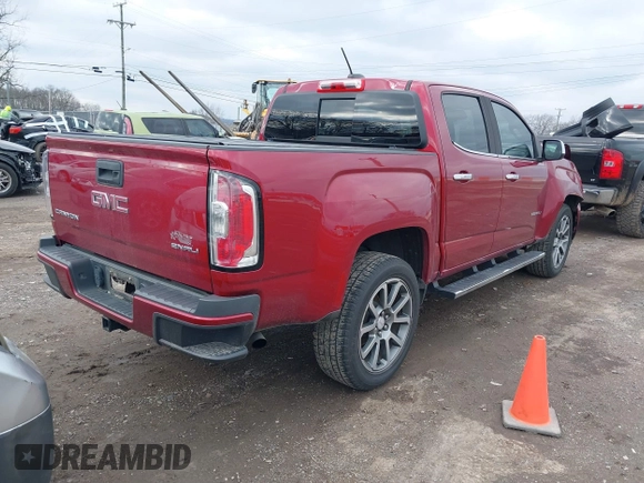 2018 GMC Canyon 4WD Denali with VIN 1GTG6EEN4J1317399, listed as a IAAI auction lot 41558173 with 87,647 mi miles. Bid and sale history available at carsss.com. Image 4.