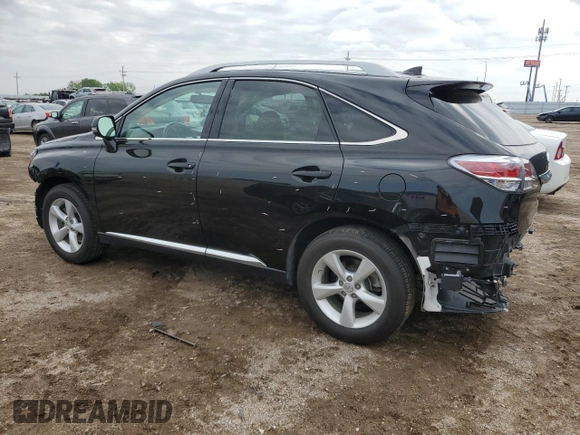 2015 Lexus RX 350 with VIN 2T2BK1BA1FC337057, listed as a Copart auction lot 60040435 with 61,372 mi miles and Salvage title. Bid and sale history available at DreamBid. Image 2.