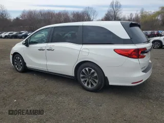 2021 Honda Odyssey EX-L with VIN 5FNRL6H74MB010055, listed as a Copart auction lot 52749245 with 187,646 mi miles and Clean Title. Bid and sale history available at DreamBid. Image 2.