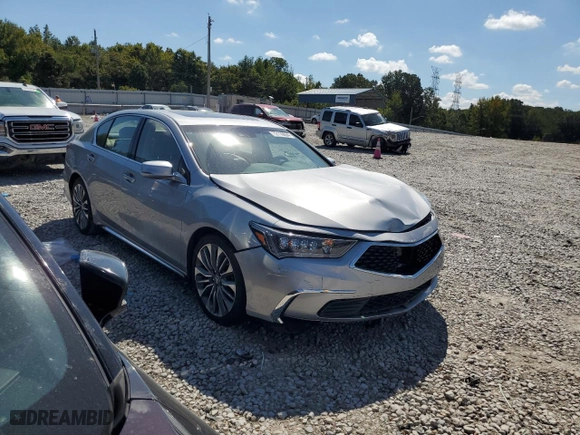 2020 Acura RLX Tech Pkg with VIN JH4KC1F5XLC000601, listed as a Copart auction lot 72119534 with 0 mi miles and Salvage Title. Bid and sale history available at carsss.com. Image 4.