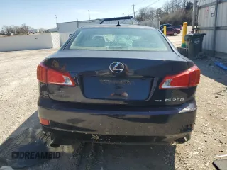 2009 Lexus IS with VIN JTHCK262395033312, listed as a Copart auction lot 49245715 with 220,644 mi miles and Salvage Title. Bid and sale history available at carsss.com. Image 6.