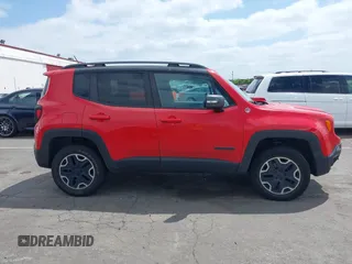 2015 Jeep Renegade Trailhawk with VIN ZACCJBCT7FPB80933, listed as a IAAI auction lot 42461878 with 138,803 mi miles and . Bid and sale history available at DreamBid. Image 13.