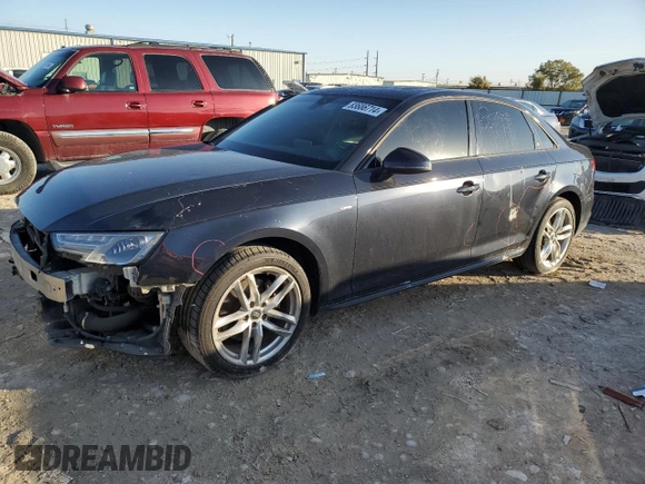 2017 Audi A4 Season of Audi ultra Premium with VIN WAUKMAF40HN044508, listed as a Copart auction lot 83686714 with 96,976 mi miles and Salvage Title. Bid and sale history available at carsss.com. Image 1.