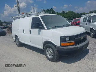2015 Chevrolet Express Cargo with VIN 1GCWGFCF6F1159195, listed as a IAAI auction lot 42449149 with 164,589 mi miles and . Bid and sale history available at DreamBid. Image 1.