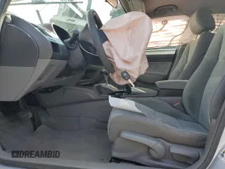2010 Honda Civic LX with VIN 2HGFA1F57AH586100, listed as a Copart auction lot 50066965 with 192,401 mi miles and Salvage Title. Bid and sale history available at DreamBid. Image 7.
