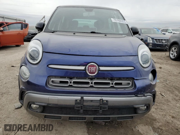 2018 FIAT 500L Trekking with VIN ZFBCFADH9JZ041163, listed as a Copart auction lot 80612384 with 108,385 mi miles and Salvage Title. Bid and sale history available at carsss.com. Image 5.
