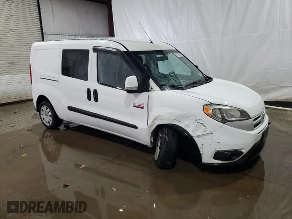 2017 Ram ProMaster City Cargo Tradesman SLT with VIN ZFBERFBBXH6D83800, listed as a Copart auction lot 75333564 with 107,509 mi miles and Salvage Title. Bid and sale history available at DreamBid. Image 4.
