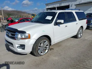 2015 Ford Expedition Max Limited with VIN 1FMJK1KT7FEF49326, listed as a IAAI auction lot 41876662 with 53,587 mi miles. Bid and sale history available at carsss.com. Image 17.
