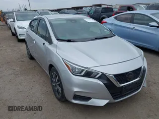 2021 Nissan Versa SV with VIN 3N1CN8EV9ML876627, listed as a IAAI auction lot 42297873 with 72,216 mi miles and . Bid and sale history available at DreamBid. Image 1.