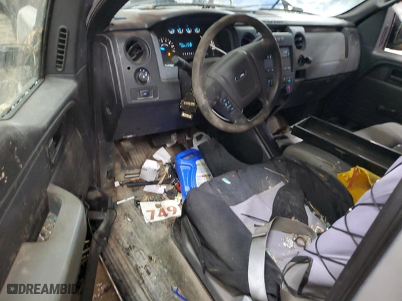 2013 Ford F-150 XL with VIN 1FTNF1EF1DKF15607, listed as a Copart auction lot 82868284 with 206,015 mi miles and Salvage Title. Bid and sale history available at carsss.com. Image 8.