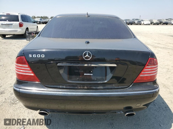 2006 Mercedes-Benz S with VIN WDBNG76J26A466072, listed as a Copart auction lot 64801735 with 83,943 mi miles and Clean title. Bid and sale history available at DreamBid. Image 6.