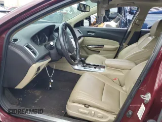 2016 Acura TLX with VIN 19UUB1F34GA007865, listed as a Copart auction lot 61728575 with 123,938 mi miles and Salvage title. Bid and sale history available at DreamBid. Image 7.
