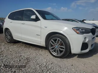 2015 BMW X3 xDrive28i with VIN 5UXWX9C5XF0D60503, listed as a Copart auction lot 52696895 with 187,046 mi miles and Clean Title. Bid and sale history available at carsss.com. Image 4.