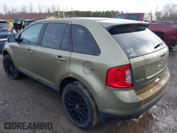 2013 Ford Edge SEL with VIN 2FMDK4JC6DBA25318, listed as a IAAI auction lot 42026890 with 122,505 mi miles. Bid and sale history available at carsss.com. Image 3.