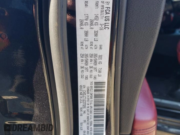 2016 Dodge Durango R/T с VIN 1C4SDJCT1GC373291, выставлен на аукционе Copart как лот 61579725 с пробегом 124 631 миль миль и Списание • Salvage title. История ставок и продаж доступна на DreamBid. Изображение 14.
